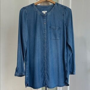 J. Jill Blue Denim Tunic
